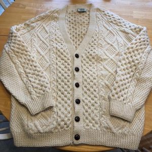 Blarney Woolen Mills Aran Wool Cardigan